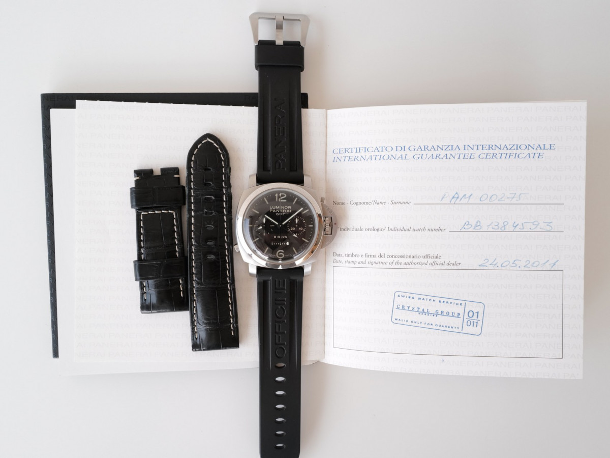 Швейцарський годинник Panerai Luminor 1950 8 Days Chrono Monopulsante GMT 44 Limited Edition