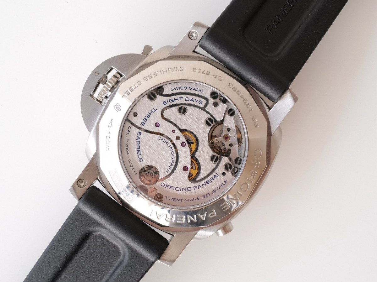 Швейцарський годинник Panerai Luminor 1950 8 Days Chrono Monopulsante GMT 44 Limited Edition