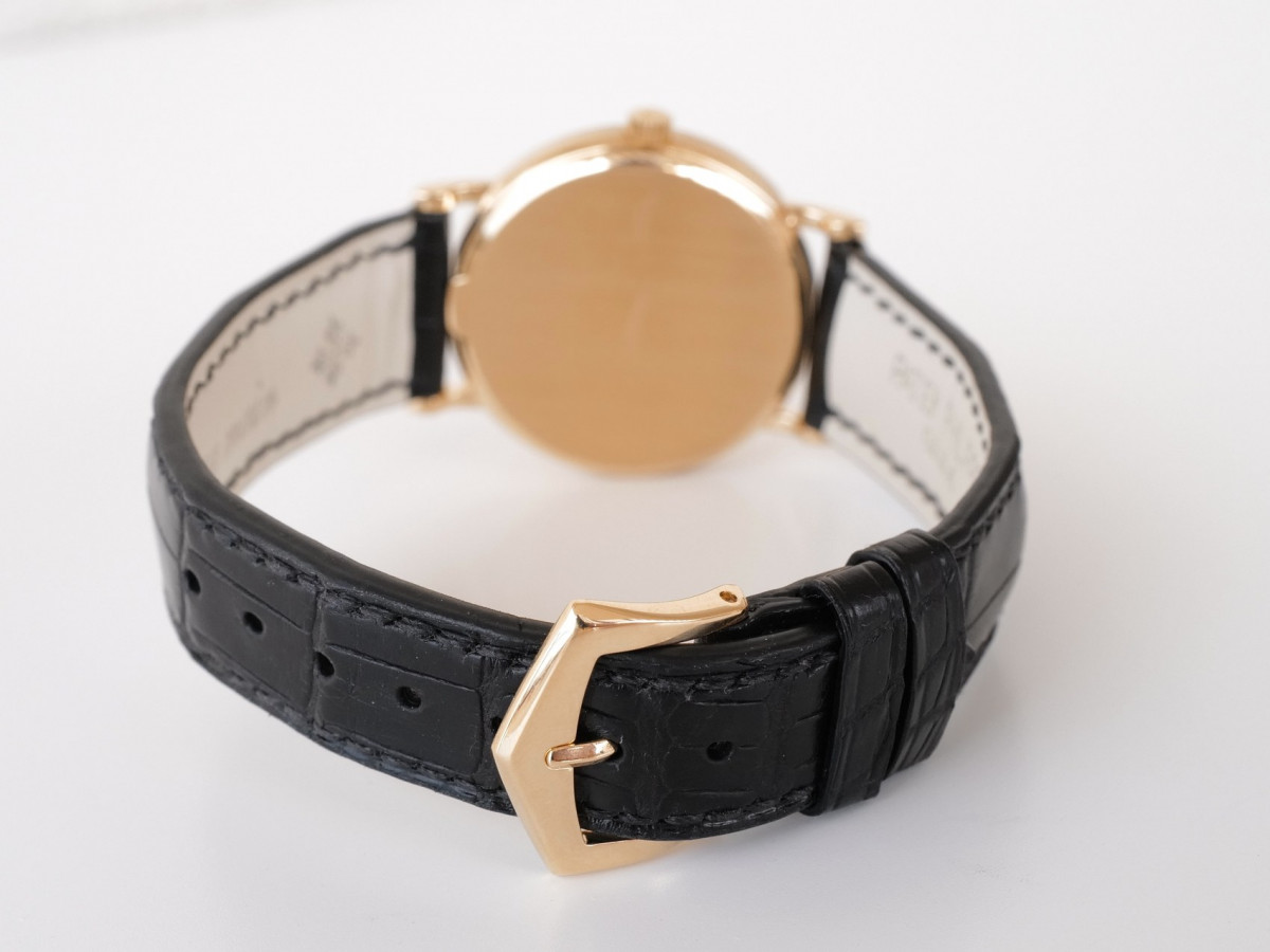 Швейцарские часы Patek Philippe Calatrava 33 Clou de Paris Automatic 18K Yellow Gold White Porcelain Dial