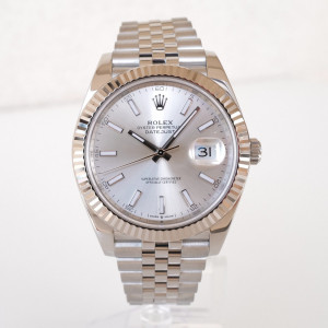 Швейцарские часы Rolex Datejust 41 Silver Dial Jubilee