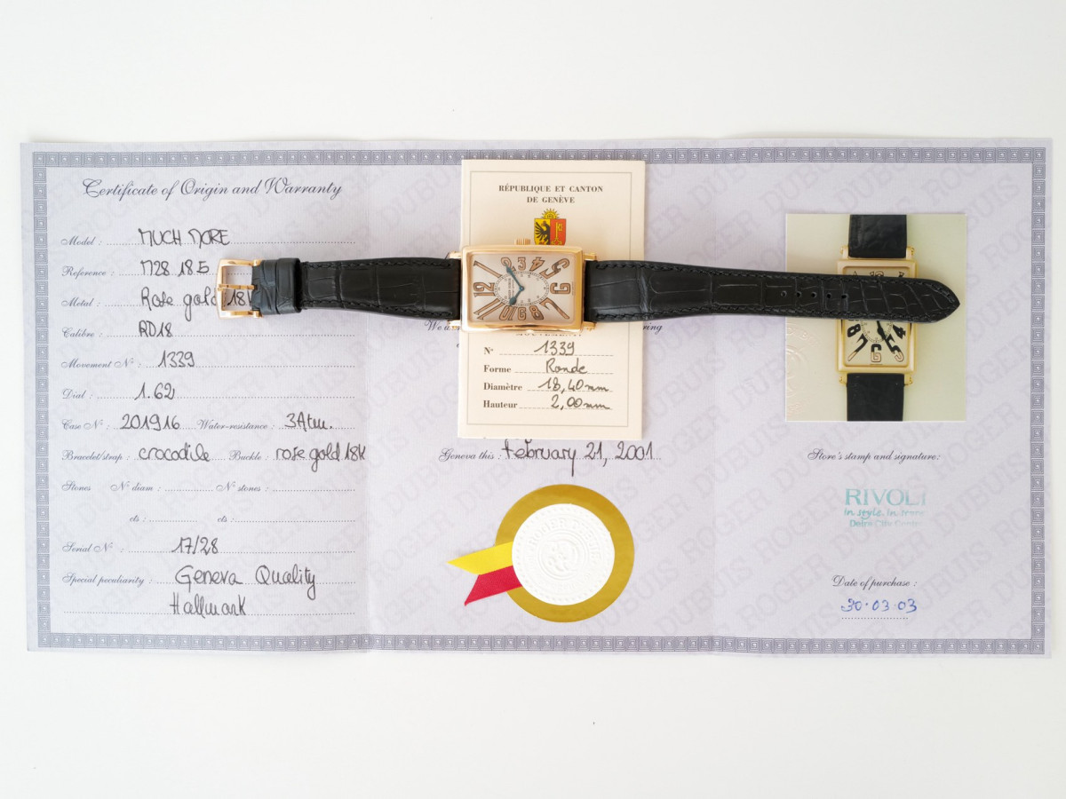 Швейцарський годинник Roger Dubuis Much More 18k Rose Gold Manual Wind Limited Edition