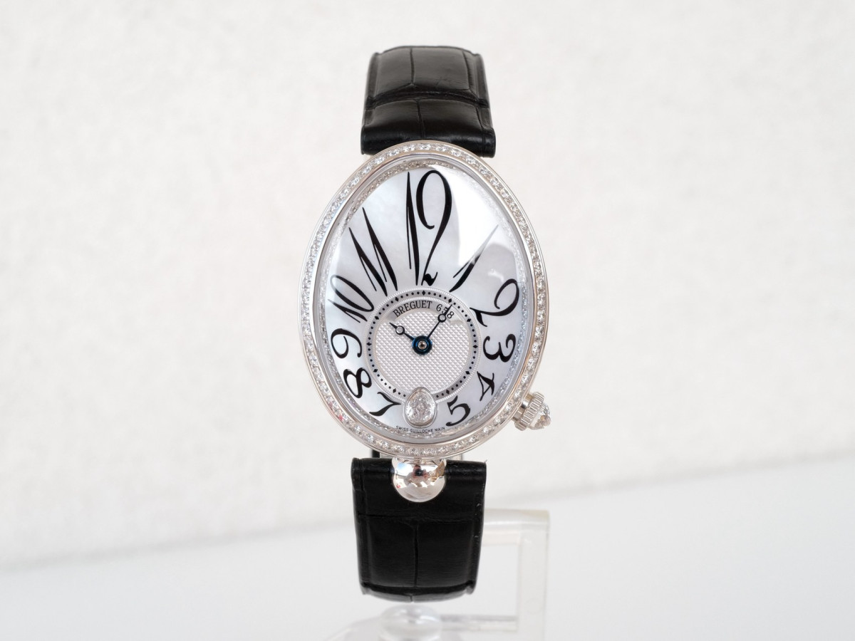 Swiss watch Breguet Reine de Naples 18K White Gold MOP Diamond Dial