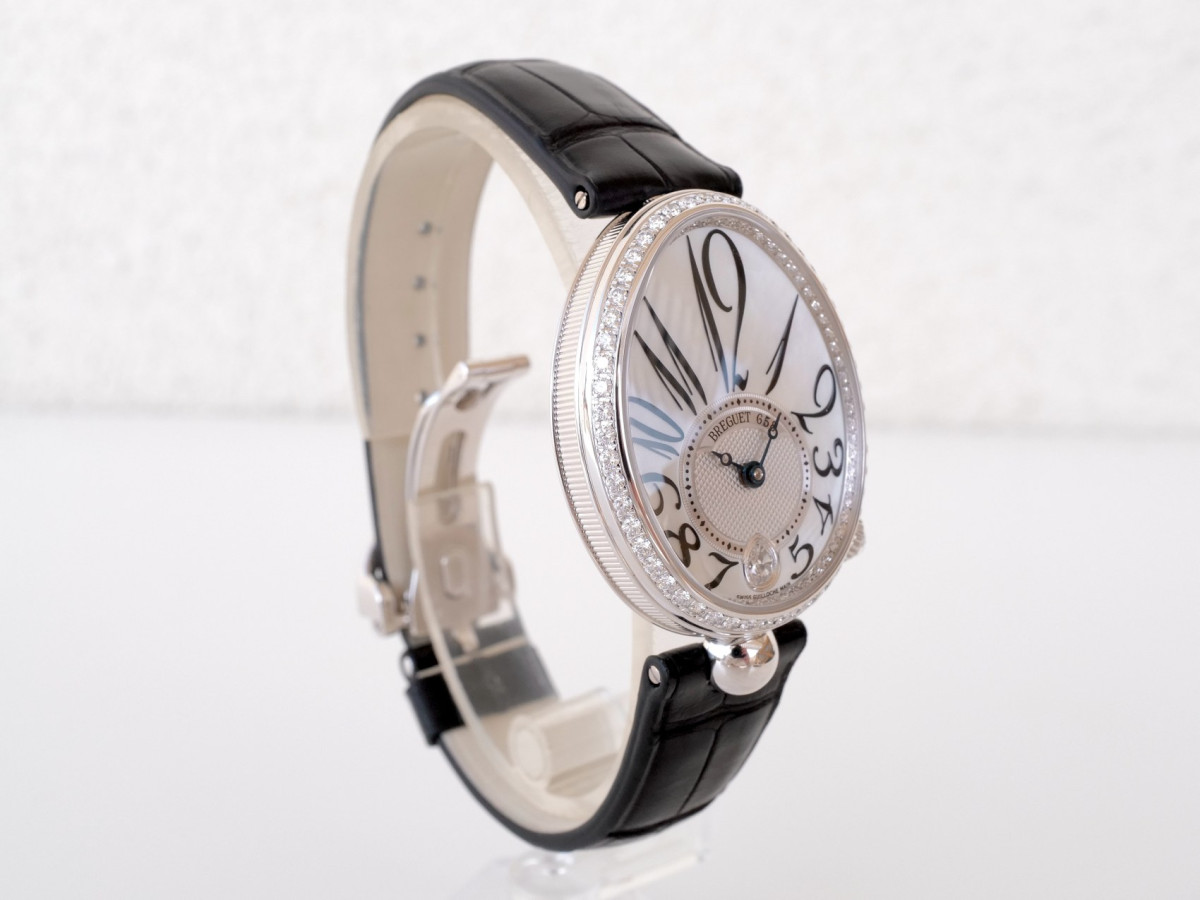 Swiss watch Breguet Reine de Naples 18K White Gold MOP Diamond Dial