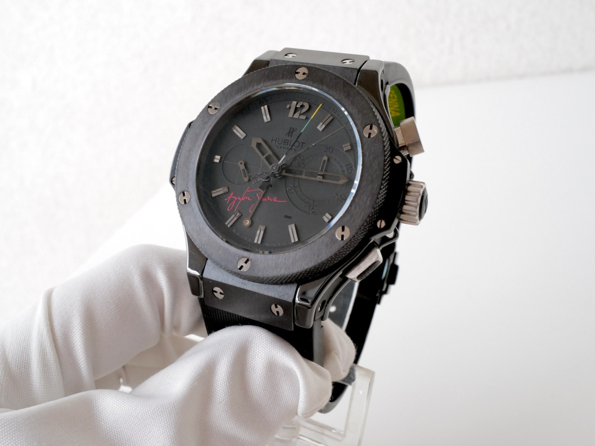 Швейцарские часы Hublot Big Bang 44 Ayrton Senna Double Chronograph Power Reserve Limited Edition of 500