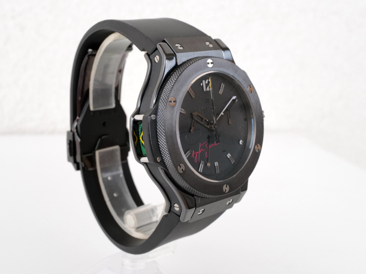 Швейцарские часы Hublot Big Bang 44 Ayrton Senna Double Chronograph Power Reserve Limited Edition of 500
