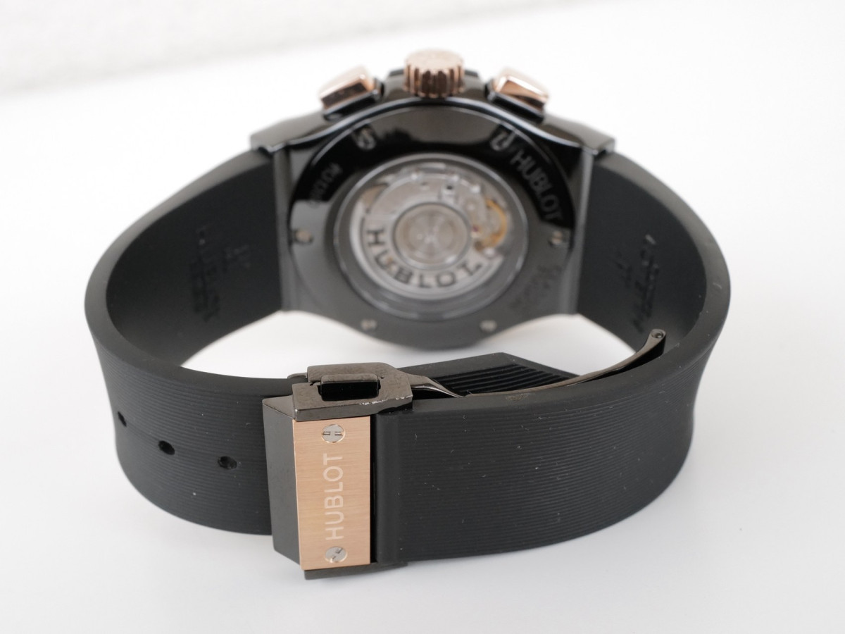 Швейцарские часы Hublot Classic Fusion Chronograph 45 Ceramic 18K Rose Gold