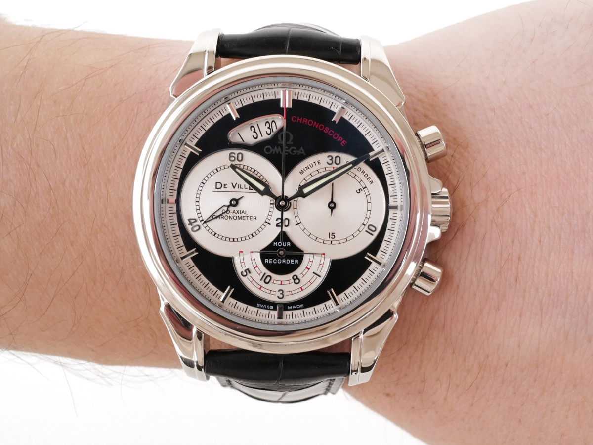 Швейцарские часы Omega De Ville Chronoscope 41 Co-Axial Chronometer Chronograph