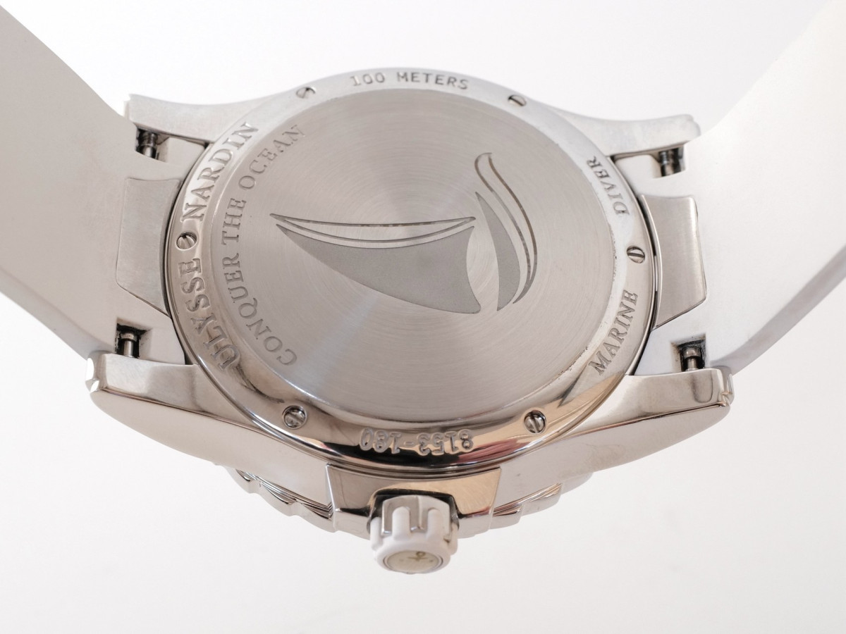 Швейцарские часы Ulysse Nardin Lady Diver White MOP Diamond Dial