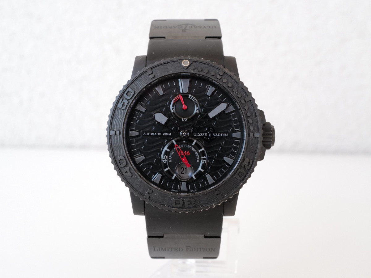 Swiss watch Ulysse Nardin Maxi Marine Diver Black Ocean Limited 43