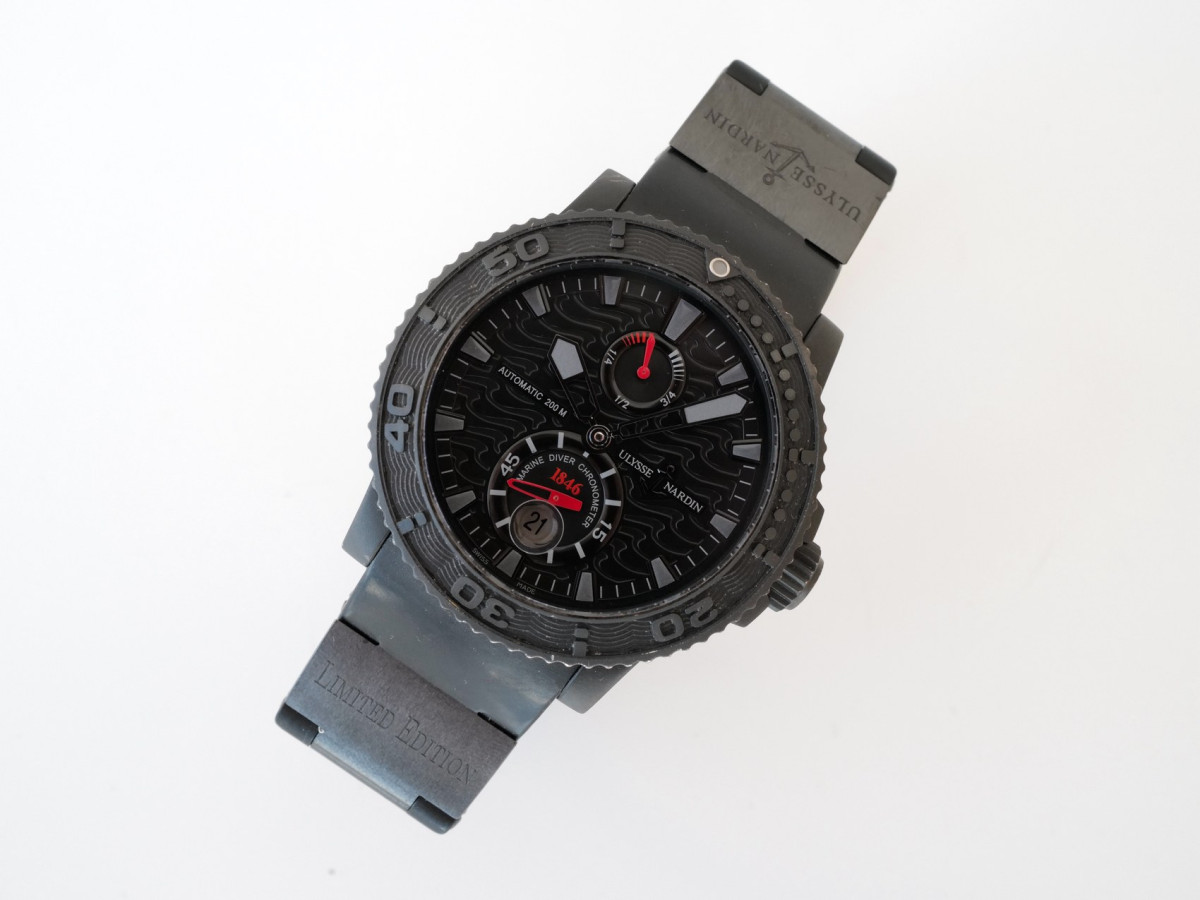 Swiss watch Ulysse Nardin Maxi Marine Diver Black Ocean Limited 43