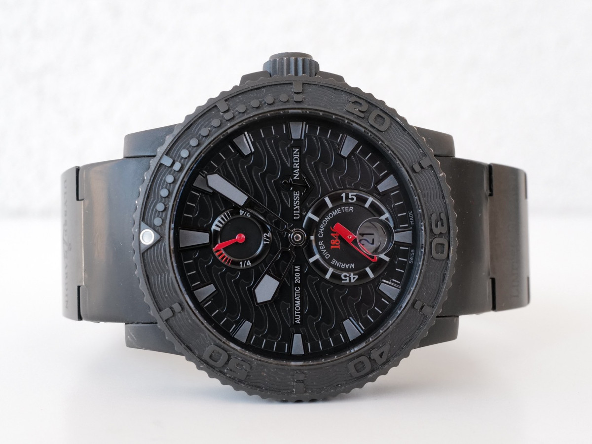 Swiss watch Ulysse Nardin Maxi Marine Diver Black Ocean Limited 43