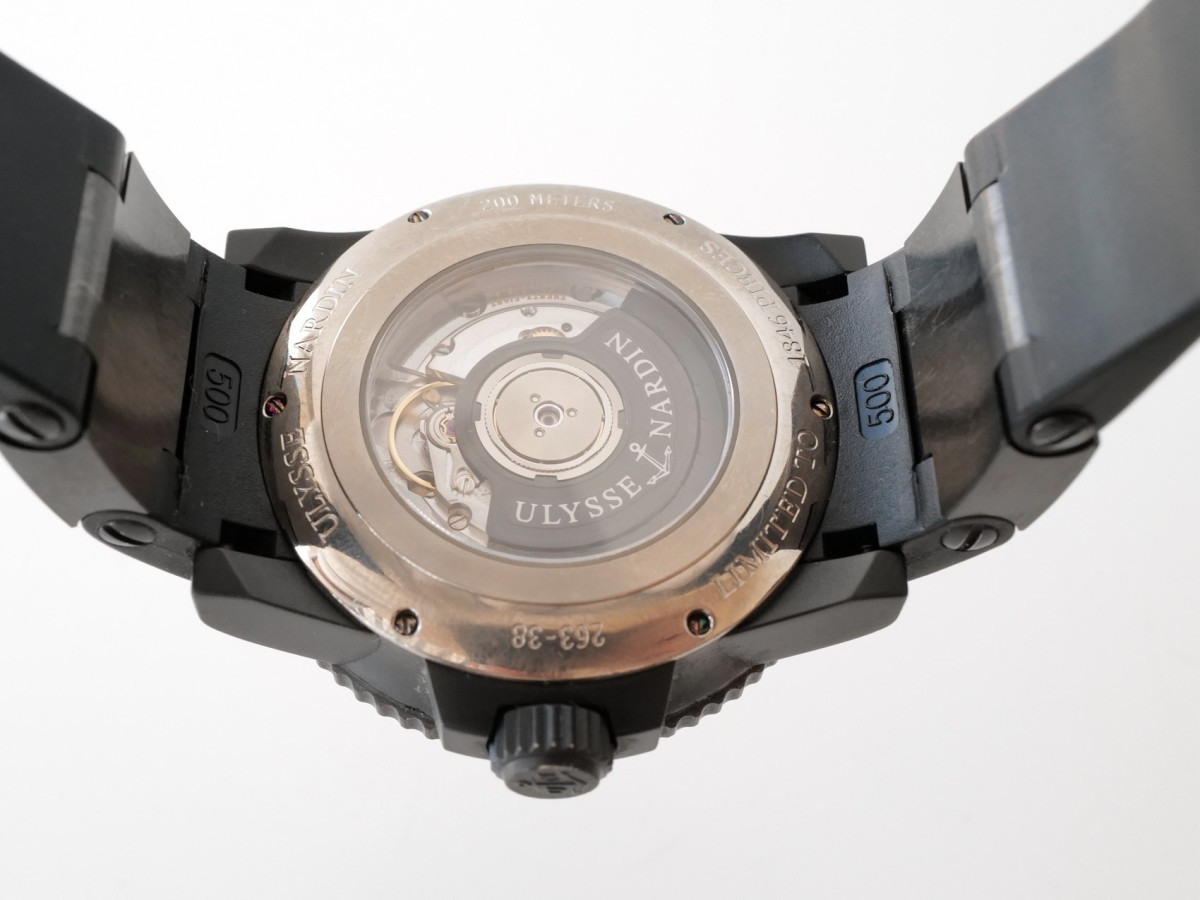 Swiss watch Ulysse Nardin Maxi Marine Diver Black Ocean Limited 43