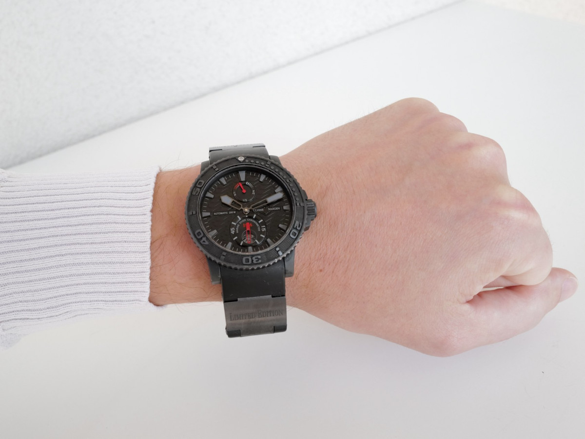 Swiss watch Ulysse Nardin Maxi Marine Diver Black Ocean Limited 43