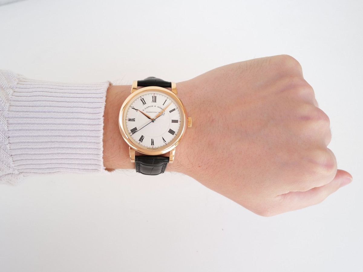 Швейцарський годинник A. Lange & Sohne Richard Lange 40.5 Manual Wind 18k Rose Gold