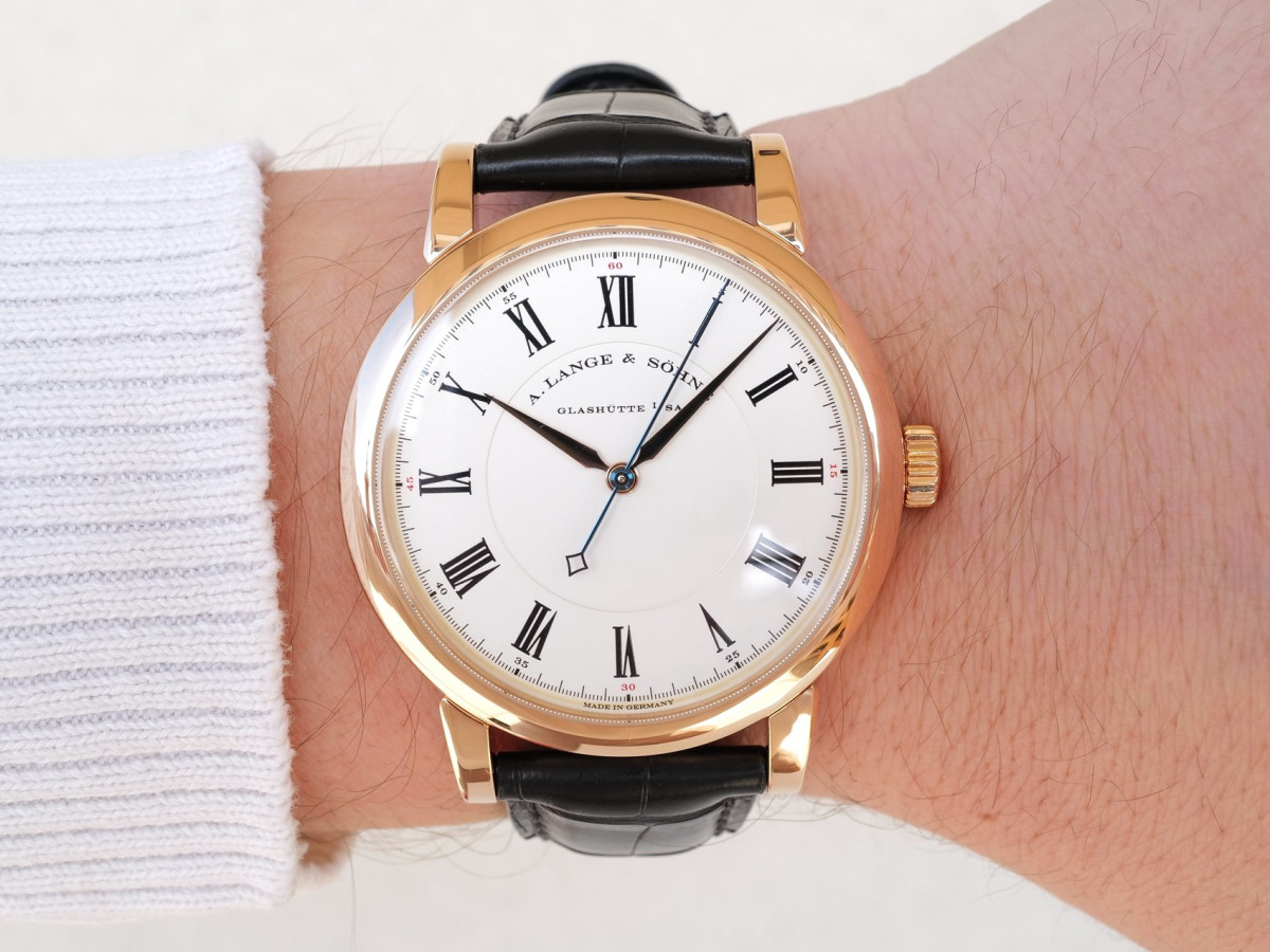 Швейцарський годинник A. Lange & Sohne Richard Lange 40.5 Manual Wind 18k Rose Gold