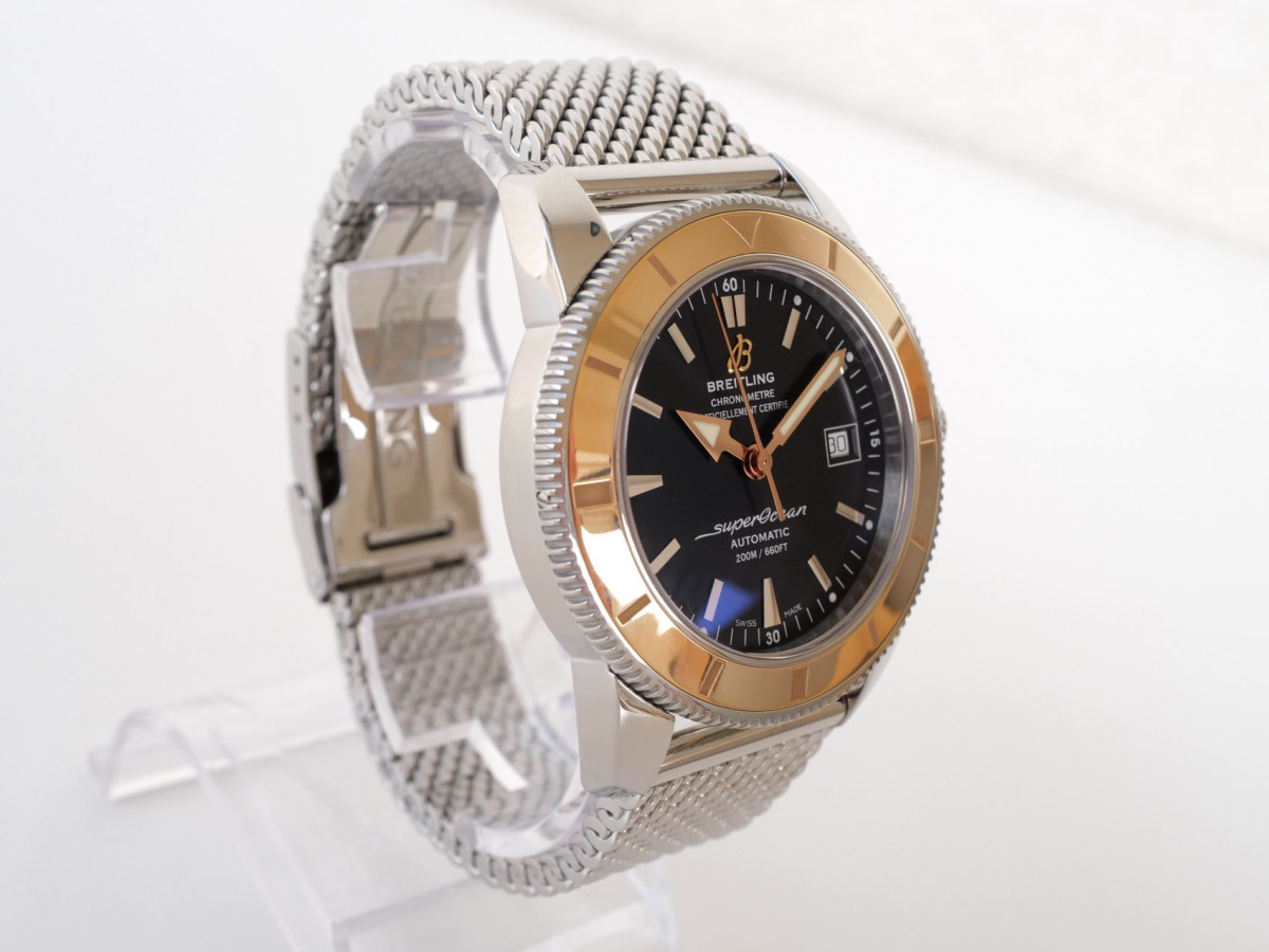 Швейцарський годинник Breitling Superocean Heritage 42 Steel Rose Gold