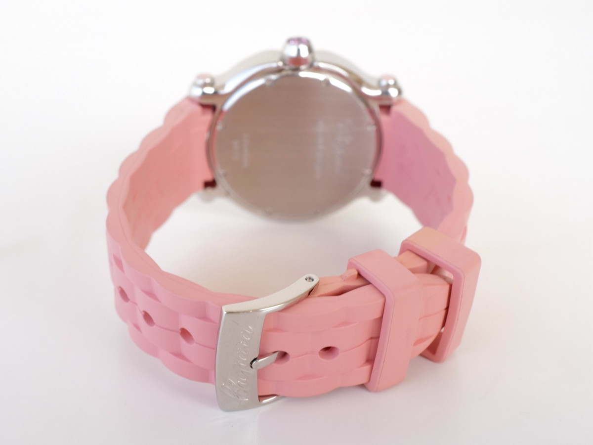 Swiss watch Chopard Happy Sport 36 Pink Dial 5 Diamonds Quartz