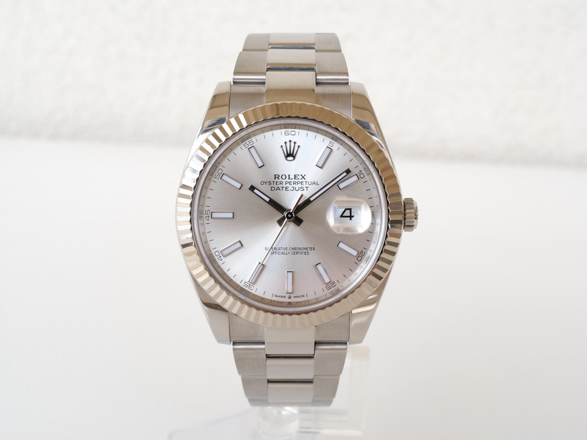 Swiss watch Rolex Datejust 41 Silver Dial Oyster