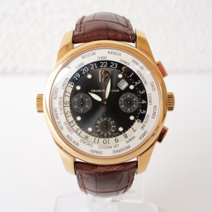 Швейцарские часы Girard Perregaux WW.TC Traveller 43 Chronograph 18K Rose Gold