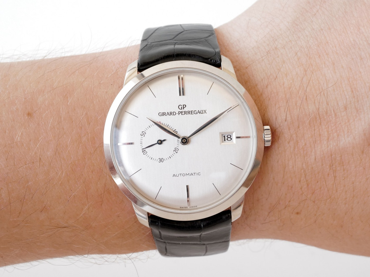 Швейцарские часы Girard-Perregaux 1966 Petite Seconde Limited Edition Palladium