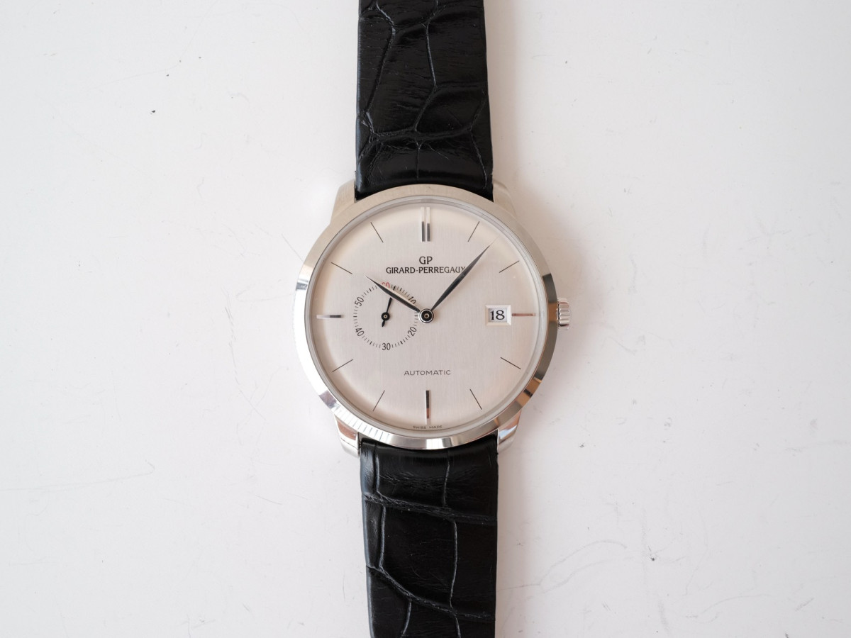 Швейцарские часы Girard-Perregaux 1966 Petite Seconde Limited Edition Palladium