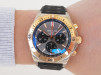 Швейцарские часы Breitling Chronomat B01 42 Gold Steel Grey Dial