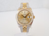 Швейцарський годинник Rolex Datejust 36 Jubilee Steel 18K Yellow Gold Champagne Diamond Dial Bezel