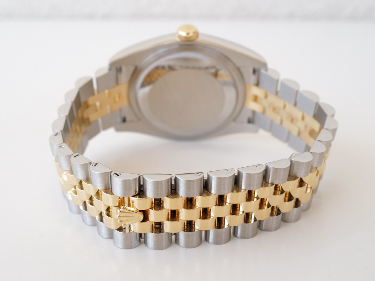 Швейцарський годинник Rolex Datejust 36 Jubilee Steel 18K Yellow Gold Champagne Diamond Dial Bezel