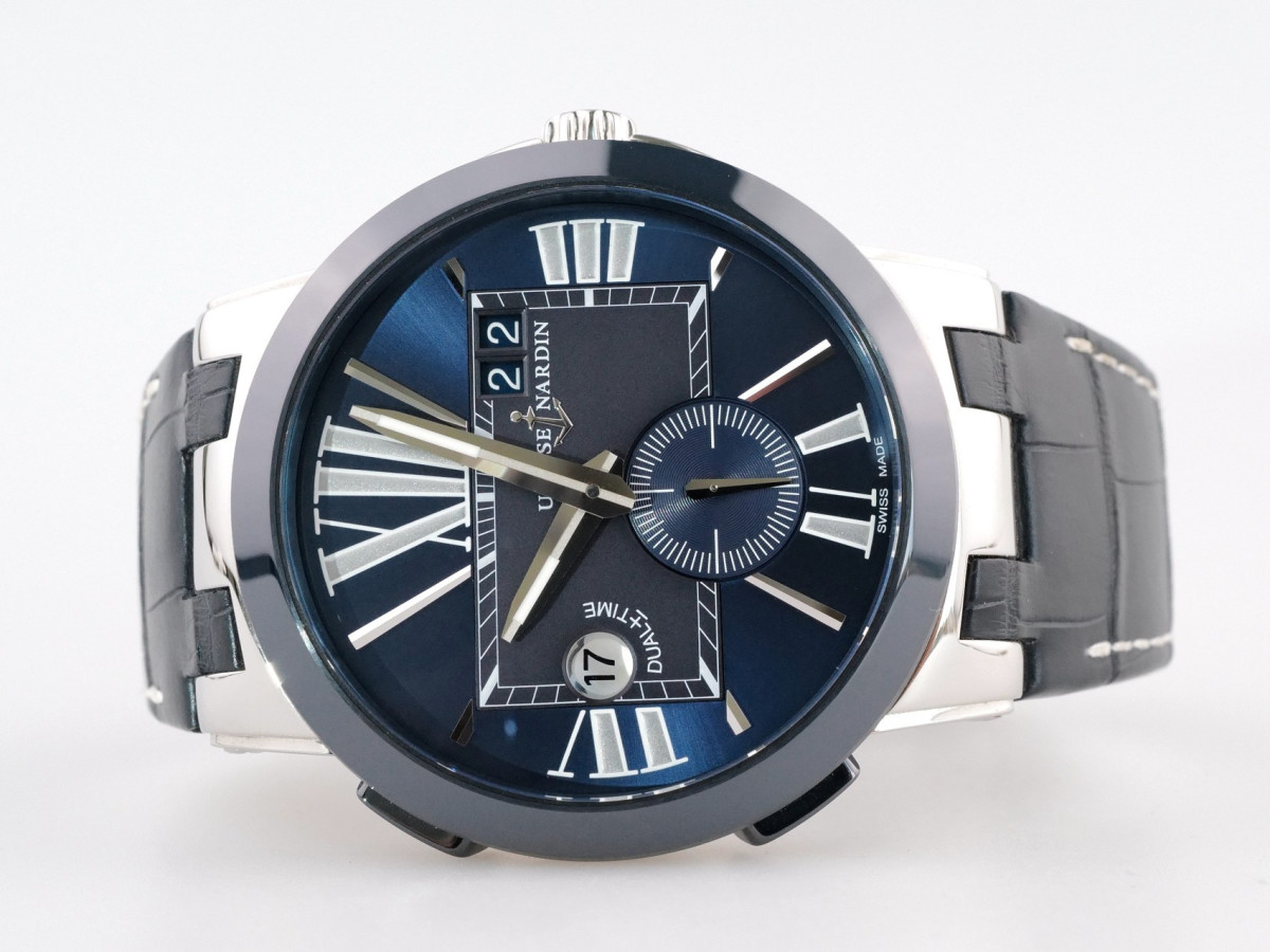 Швейцарський годинник Ulysse Nardin Executive 43 Dual Time Blue Dial