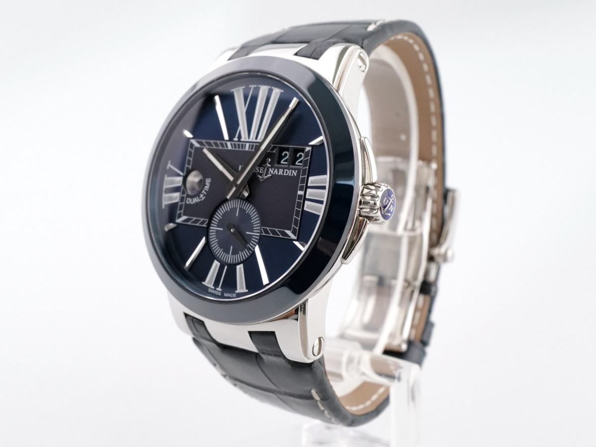 Швейцарський годинник Ulysse Nardin Executive 43 Dual Time Blue Dial