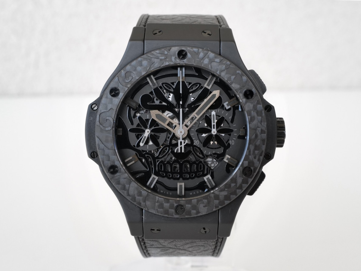 Швейцарские часы Hublot Big Bang 44 Aero Bang Sugar Skull Ceramic Carbon Limited Edition of 200