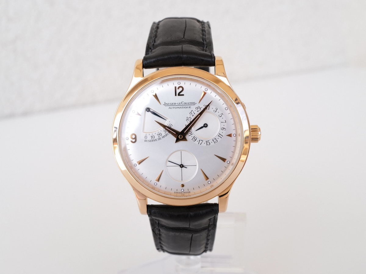 Швейцарские часы Jaeger-LeCoultre Master Control 37 Reserve De Marche Power Reserve Date Small Seconds 18K Rose Gold