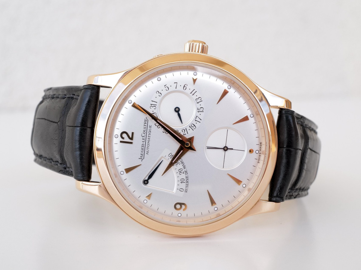 Швейцарские часы Jaeger-LeCoultre Master Control 37 Reserve De Marche Power Reserve Date Small Seconds 18K Rose Gold