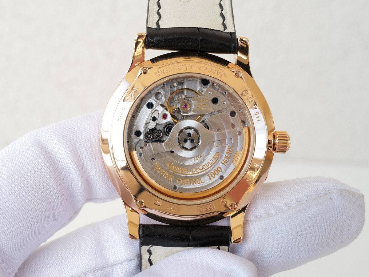 Швейцарские часы Jaeger-LeCoultre Master Control 37 Reserve De Marche Power Reserve Date Small Seconds 18K Rose Gold