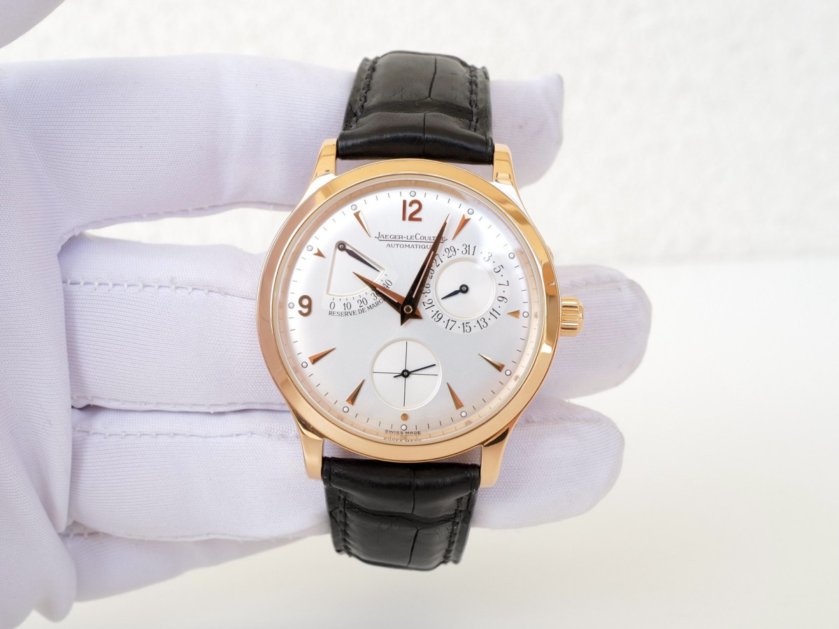 Швейцарские часы Jaeger-LeCoultre Master Control 37 Reserve De Marche Power Reserve Date Small Seconds 18K Rose Gold