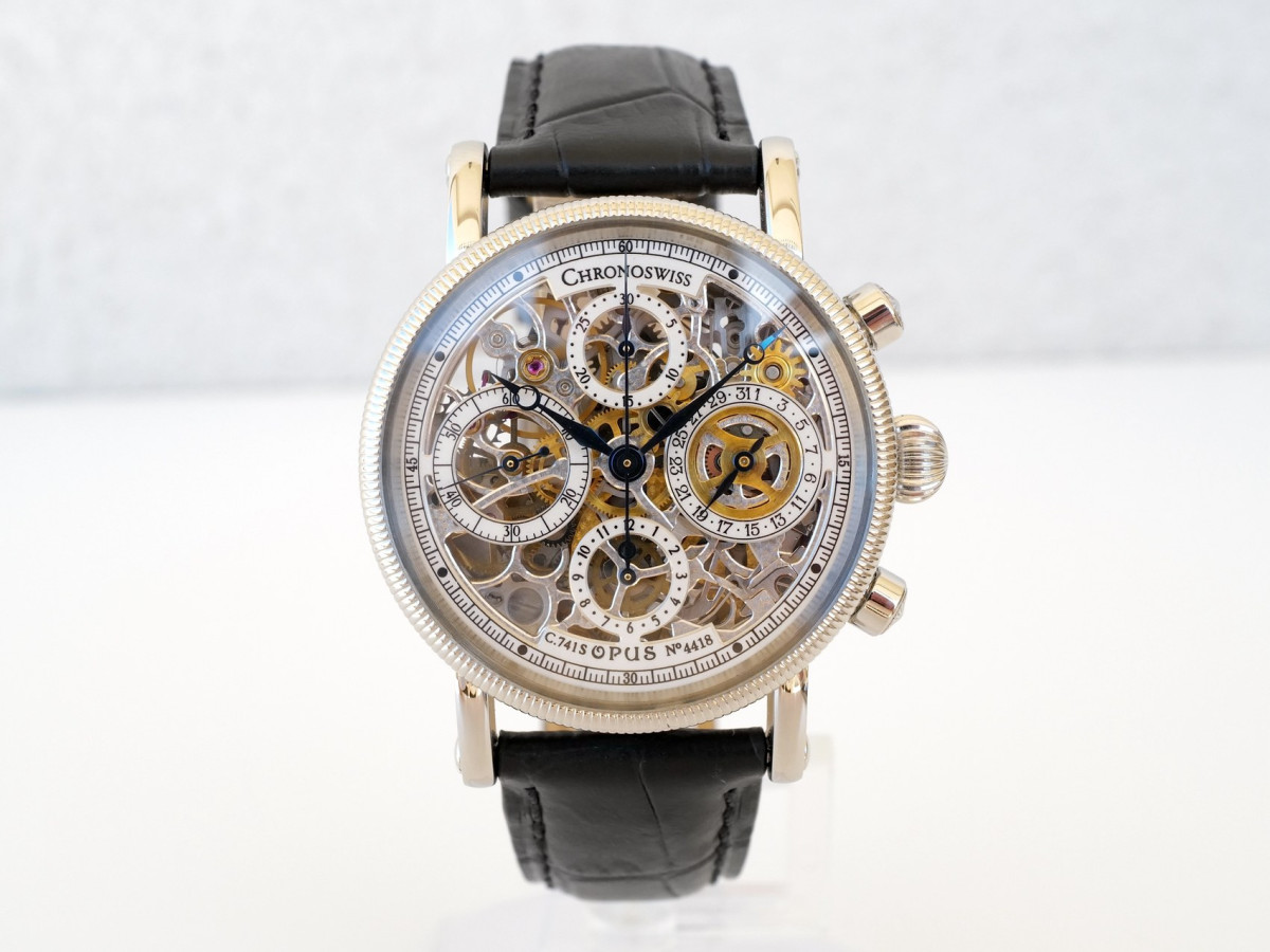 Швейцарские часы Chronoswiss Opus 38 Automatic Skeleton Chronograph
