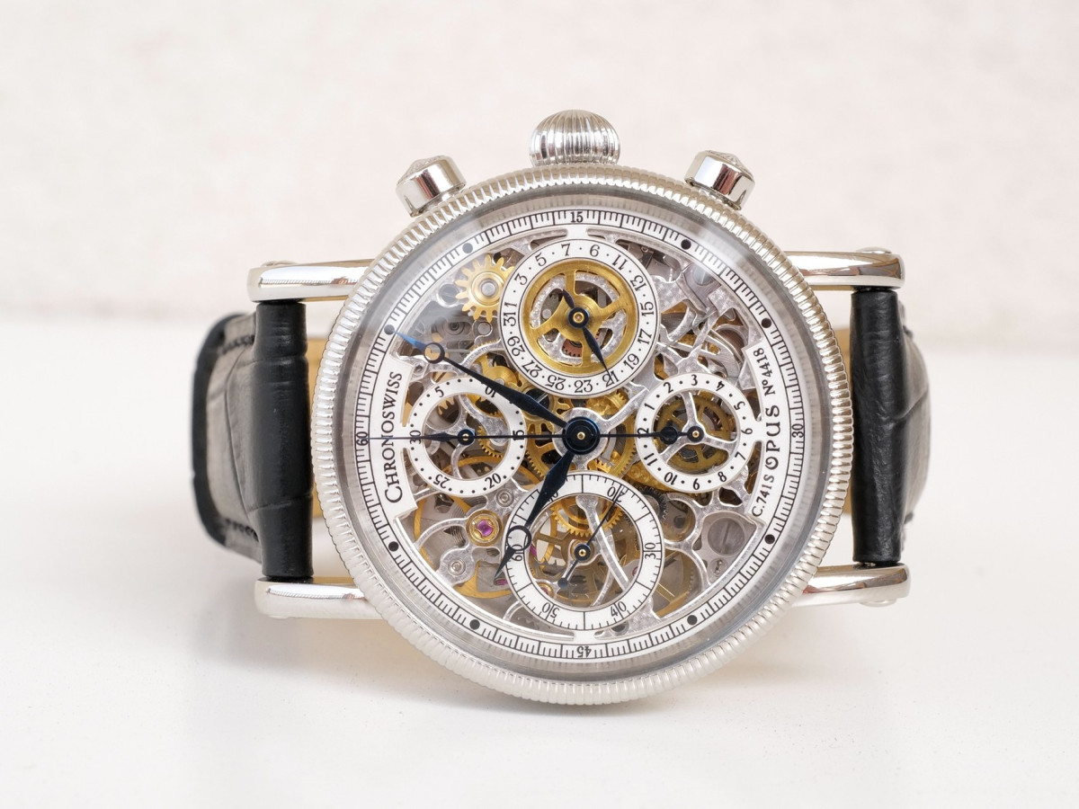 Швейцарские часы Chronoswiss Opus 38 Automatic Skeleton Chronograph