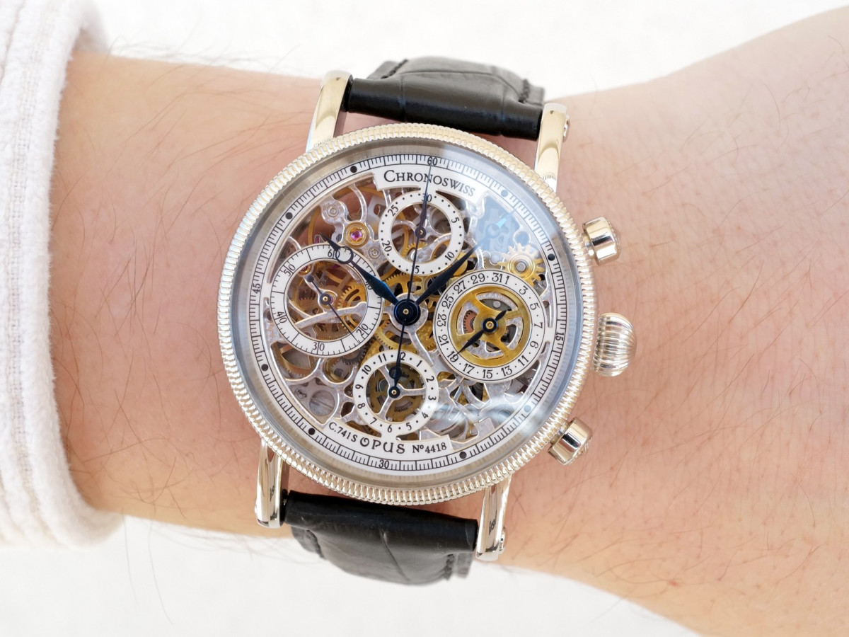 Швейцарские часы Chronoswiss Opus 38 Automatic Skeleton Chronograph