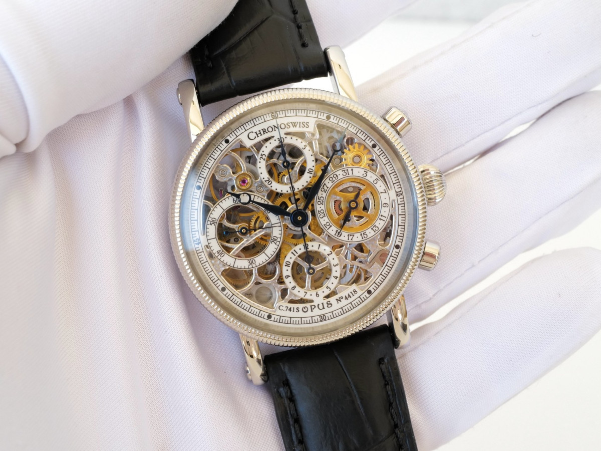 Швейцарские часы Chronoswiss Opus 38 Automatic Skeleton Chronograph
