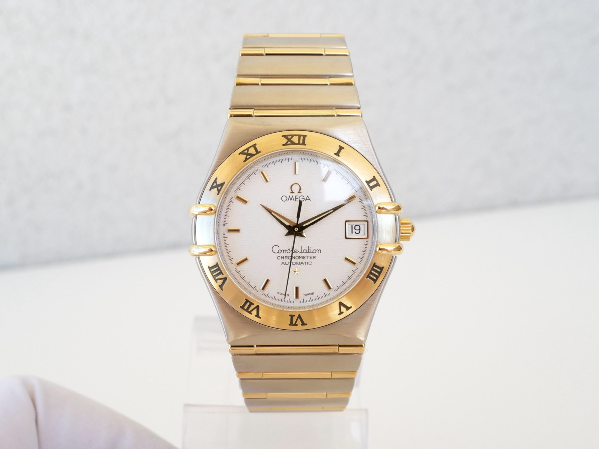 Швейцарские часы Omega Constellation 36 Automatic Steel Yellow Gold Silver Dial