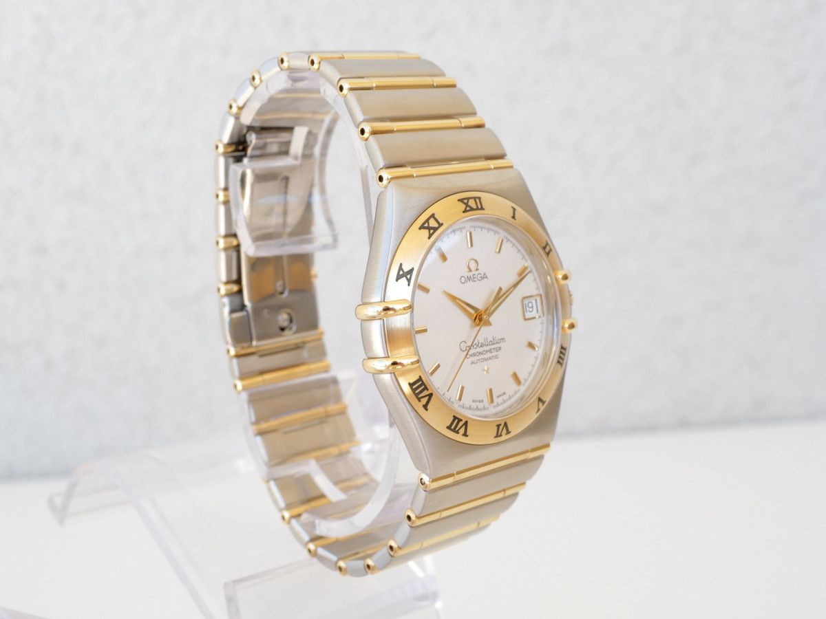 Швейцарские часы Omega Constellation 36 Automatic Steel Yellow Gold Silver Dial