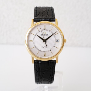 Швейцарские часы Omega De Ville 32 Quartz 18K Yellow Gold