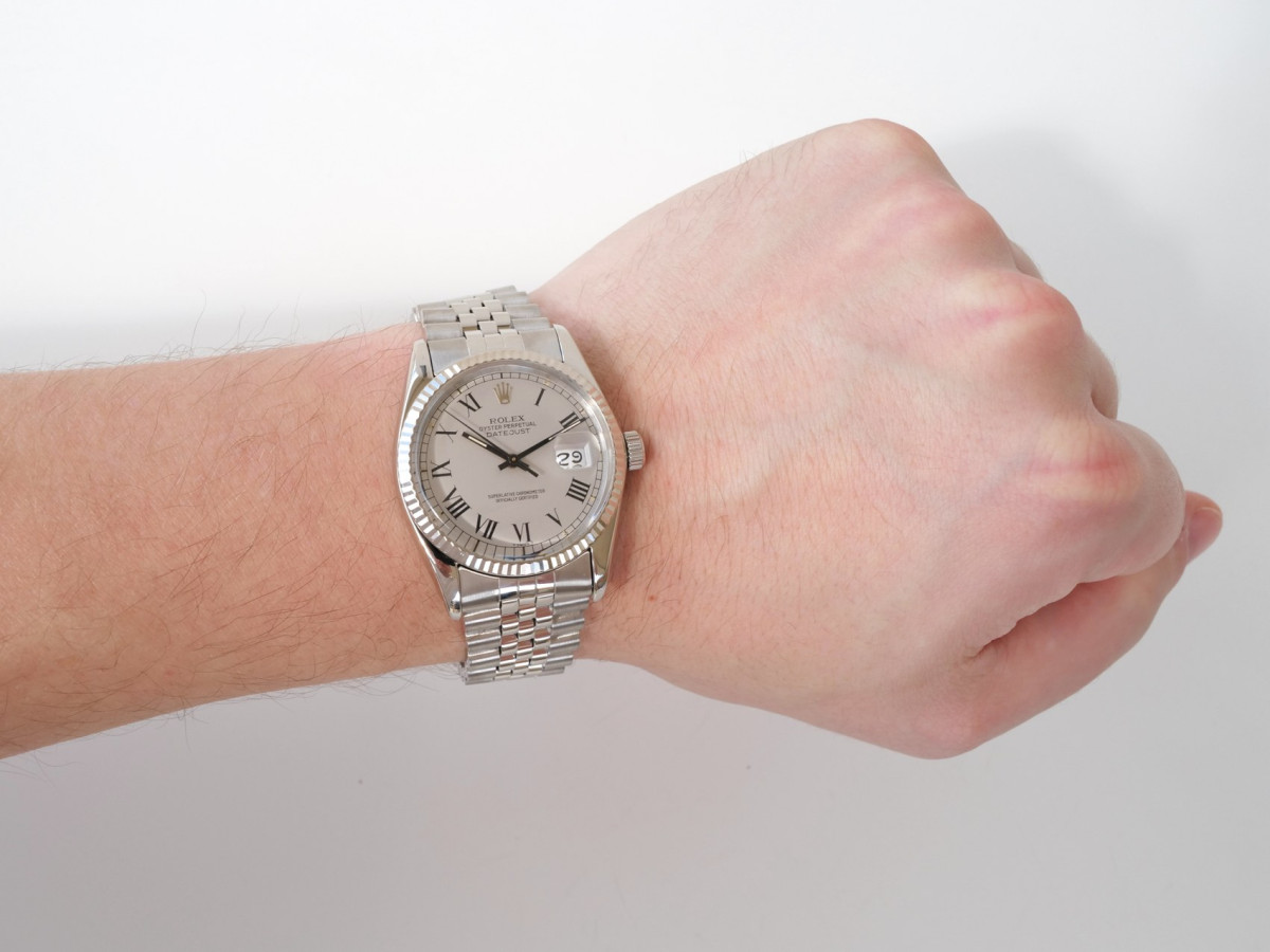 Швейцарський годинник Rolex Oyster Perpetual Datejust 36 Rare Buckley Dial Jubilee