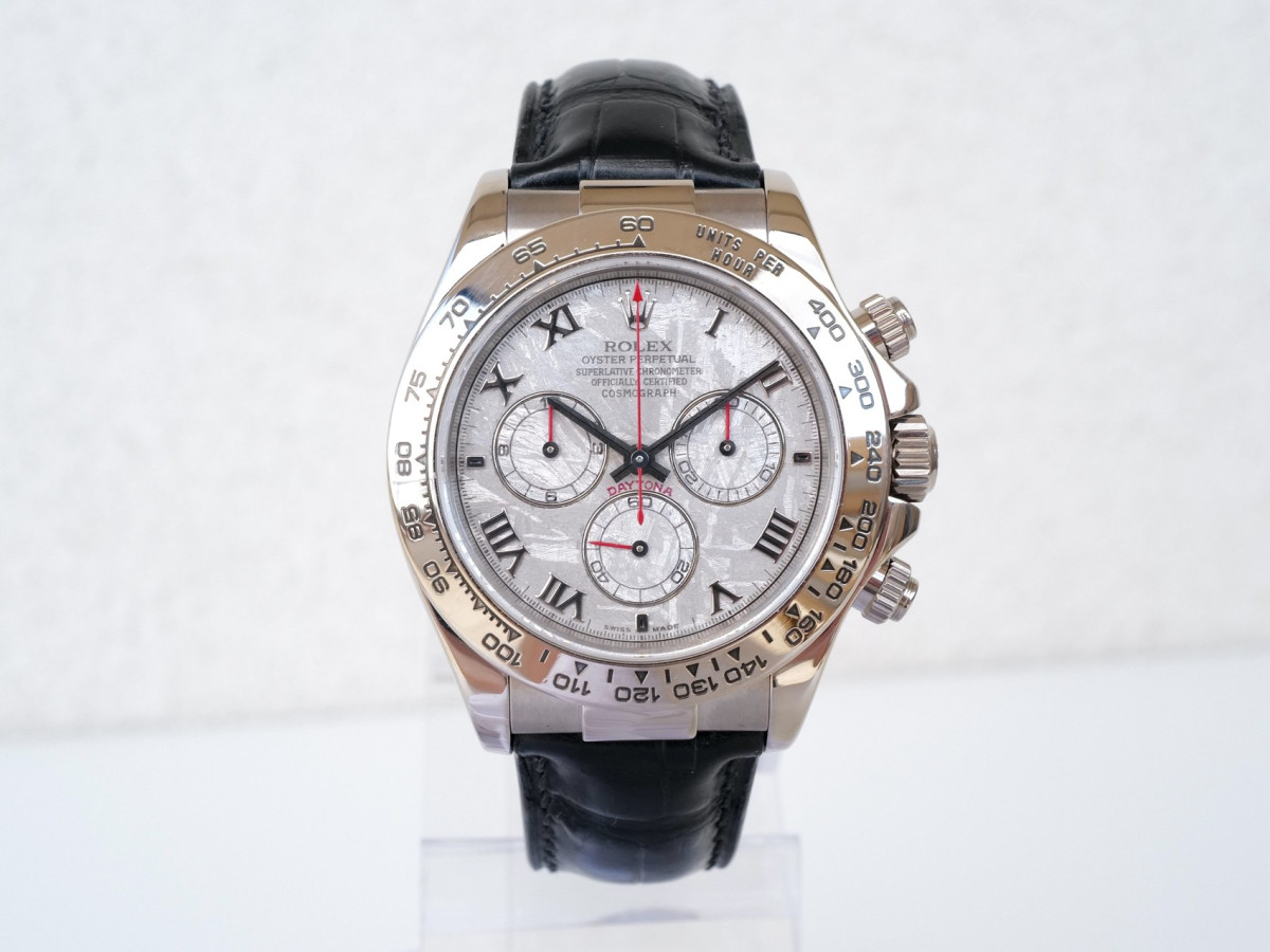 Швейцарський годинник Rolex Cosmograph Daytona Meteorite Dial 18K White Gold