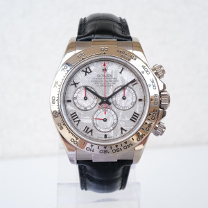 Швейцарський годинник Rolex Cosmograph Daytona Meteorite Dial 18K White Gold