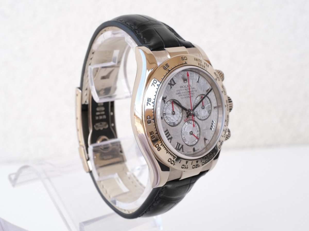 Швейцарський годинник Rolex Cosmograph Daytona Meteorite Dial 18K White Gold