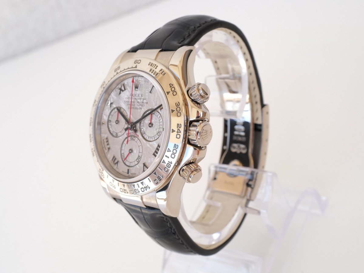 Швейцарський годинник Rolex Cosmograph Daytona Meteorite Dial 18K White Gold