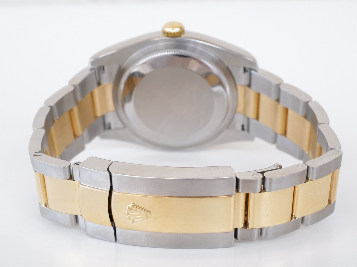 Швейцарские часы Rolex Datejust 36 Oyster Steel 18K Yellow Gold MOP Diamond Dial Bezel