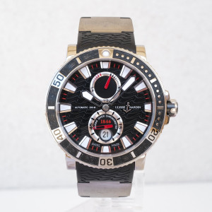 Swiss watch Ulysse Nardin Maxi Marine Diver 45 Titanium Black Dial