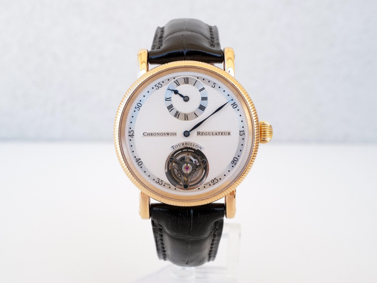 Швейцарские часы Chronoswiss Regulateur Tourbillon 38 Manual Wind 18K Rose Gold